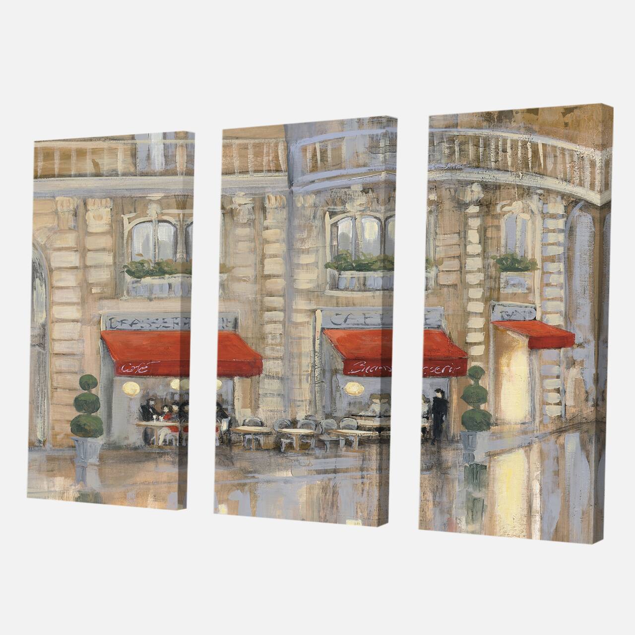 Designart - Love in Paris II - Romantic French Country Canvas Art